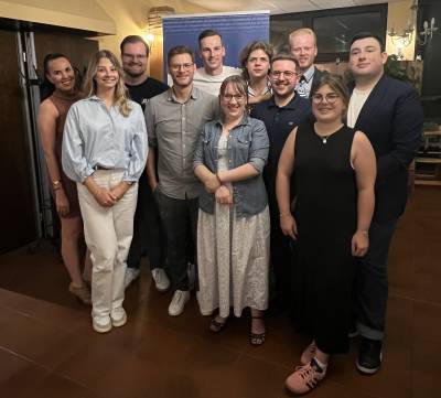 Die anwesenden Mitglieder mit dem Gast aus Gladbeck.